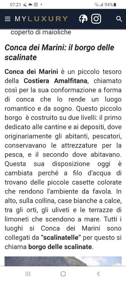 La Casina Del Pennolo, Casa Stani 60 Mq. Βίλα Conca dei Marini Εξωτερικό φωτογραφία